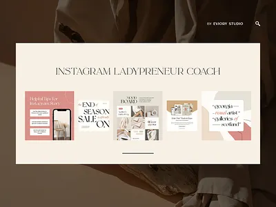 Instagram Ladypreneur Coach blogger branding branding identity business canva course course work design graphic design illustration instagram instagram template ladypreneur marketing pinterest shoplife social media