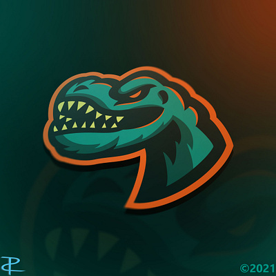 Dinosaur Mascot Logo Concept branding design graphic design illustration logo vector