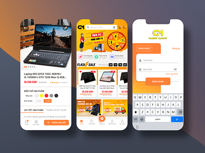 Gaming Market Ecommerce App ecommerce shop app ui ux