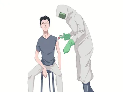 Rumour animation anime cartoon covid covid 19 frame by frame graphic design illustration pandemic vaccine