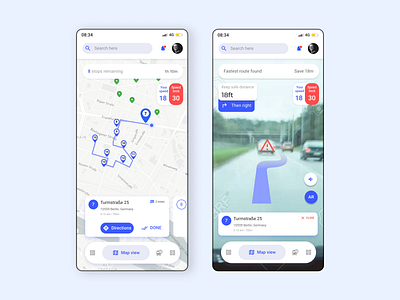 Retail route fleet management map navigation mapbox retail route