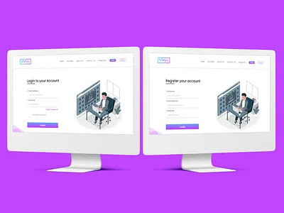 Website Login | Page Design creative design design loginpage ui uidesign uiux user interface ux web login webdesign website design