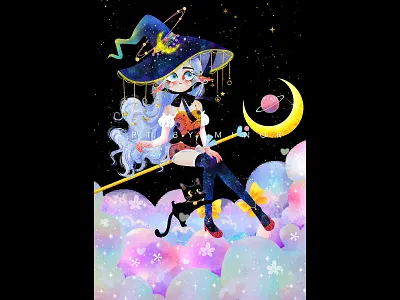 lovely Illustration works art design figure illustration illustration illustration for children son insert ui