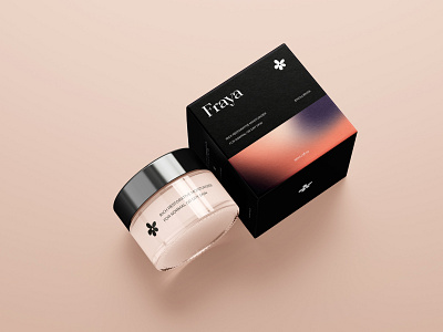 Fraya Skincare - Packaging aesthetics box brand design brand identity branding cosmetic flower gradient jar logo logotype packaging pattern skincare typography