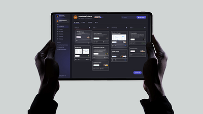 Augalassia Project Management System - Dark Mood darkmood dashboard ui