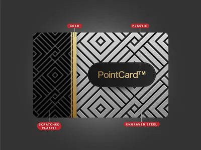 PointCard™ Dribbble credit card illustration