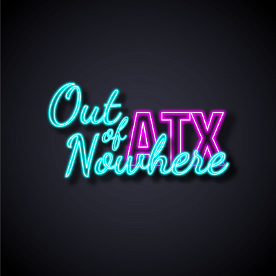 Neon logo design branding design logo neon logo