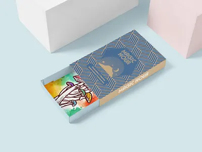 Magic Hour Modern packaging box design graphic design label design product packaging
