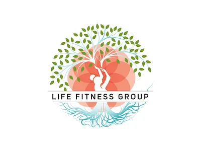 Life fitness group logo branding logo