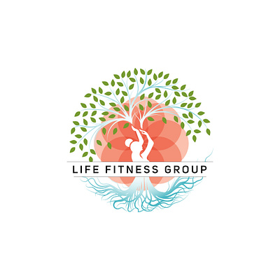 Life fitness group logo branding logo