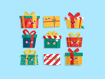 Cute gifts illustration animation branding celebration cheers christmas dribbble gift gifts graphic design illustration inspiration inspire logo mobile motion graphics typography ui ux web web design