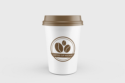 Paper Coffee Cup Mockup 3d rendering branding clean design graphic design illustration mockup paper cup product