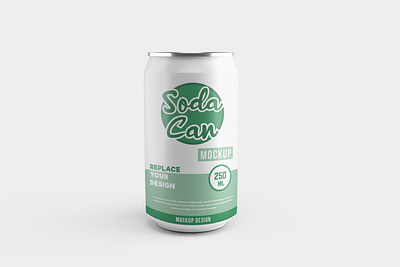 Soda Can Mockup 3d rendering branding clean design graphic design illustration mockup product soda can