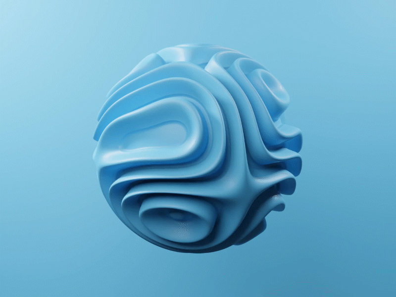Baby Blue - Organic Animation 3d organic animation blender blue