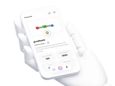 NFT Profile behance component creative daily ui dailyui design illustration logo nft ui user interface web3