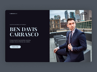 Attorney Personal Website attorney website personal website ui web design