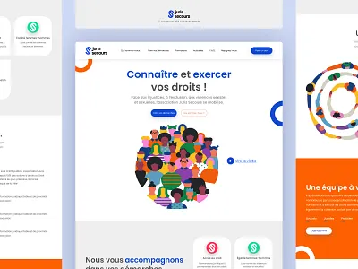 Juris Secours - Landing Page homepage landing landing page ui ui design web web design website