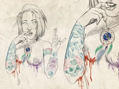 "Succi Bitch" design erotica eroticillustration illustration