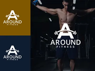 Around Fitness Logo Design awesome logo brand identity brand logo branding clothing brand company logo fashion retouch graphic design initial logo logo creator logo design modern logo monogram logo name logo personal logo redesign logo simple logo typography logo