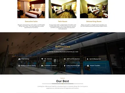 Monaco Hotel Dubai design webdesign website design