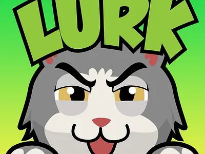 Lurk Twitch Emotes animal cartoon cat customemote customemotes cute design emoji emote emoteartist emotes graphicdesign illustration logo lurk pet streamers twitch twitchemote twitchemotes