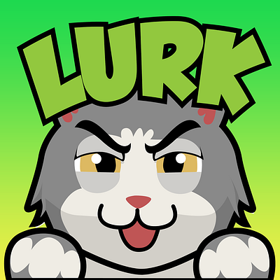 Lurk Twitch Emotes animal cartoon cat customemote customemotes cute design emoji emote emoteartist emotes graphicdesign illustration logo lurk pet streamers twitch twitchemote twitchemotes