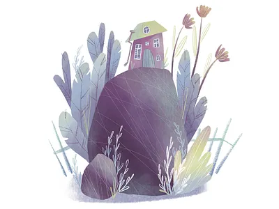 FANNY GARDEN book illustration enclosure fabulous graphic design illustration photoshop postcard procreate