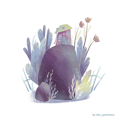 FANNY GARDEN book illustration enclosure fabulous graphic design illustration photoshop postcard procreate
