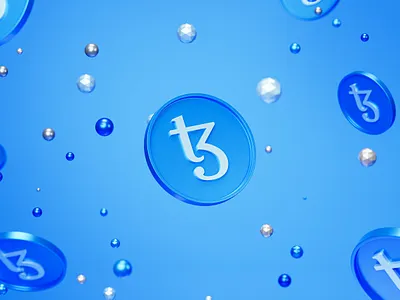 Tezos 3d 3d render blender blocckchain crypto render tezos