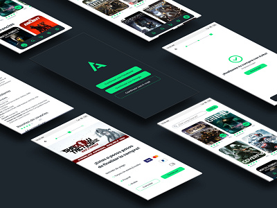 Game Store UX/UI app branding design graphic design icon illustration logo ui ux