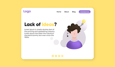 Concept Landing Page 3d animation branding graphic design illustration illustrator landing page logo motion graphics ui ui ux website