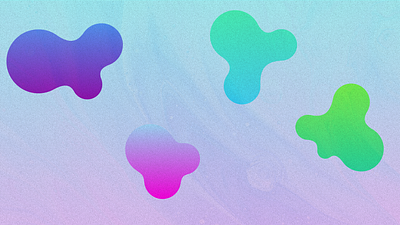 Blobs abstract design minimal