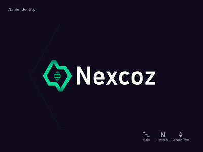 Nexcoz logo design || modern logo || crypto logo branding coin crypto currency filter identity letter logo levelup logo logo design logodesign mark modern nexcoz next symbol trade