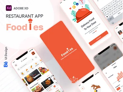 Restaurant mobile app UI UX design android app animation app app design design graphic design illustration ui uiux user interface ux
