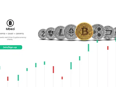 Mbezi Crypto app branding design graphic design herosection landing page marketplace typography ui ux web web design website