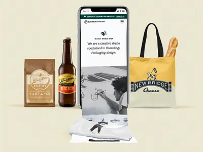 New website design agency branding concept design designer graphic design icons identity illustration logo portfoluo studio ui ux vector vintage website