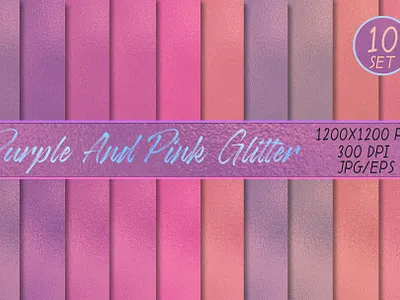 Purple And Pink Glitter corporate