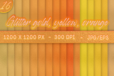 Glitter Gold, Yellow, And Orange corporate