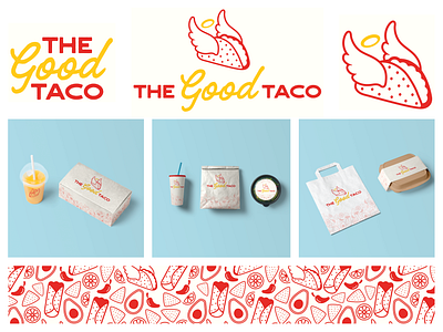 The Good Taco brand identity branding graphic design logo taco