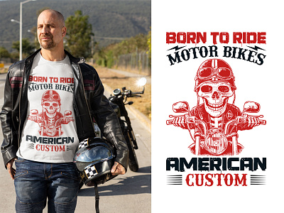 Motorbike/Motorcycle Custom T-shirt Design biker tee biker tshirt design clothing design design illustration motorbike tshirt motorbike tshirt design pod business pod design tee tee design teespring tshirt