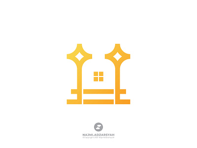 Key Home branding home house key logo real estate