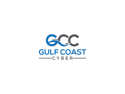 Gulf Coast Cyber Logo Design illustration