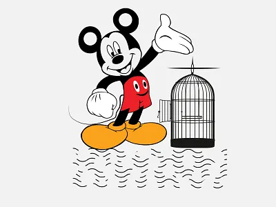 Mickey Mouse Typography T-shirt cloths creative design fashion graphic design illustration mickey mouse print print design t t shirt design typography