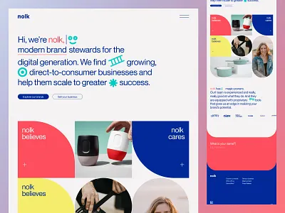 Nolk Landing Page Design design figma landing page nolk ui uidesign uiuxdesign ux website