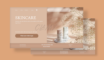 Cosmetics Website dailyui design ui ux