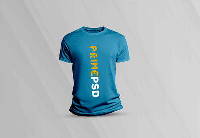 Men Simple T-Shirt Mockup Free PSD primepsd tshirt mockup free psd tshirt mockup front view tshirt mockup premium psd tshirt mockup psd