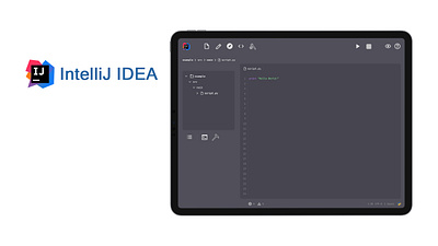 Design of coding app for iPad app app design coding coding app design figma idea idea design minimal mobile design ui