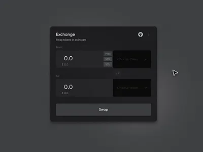 Crypto Exchange Interface after effects animation crypto design elements exchange interface ui ux web design