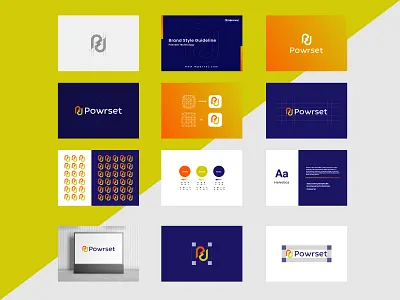 Brand style guideline for powrset brand guideline brand identity brand style guideline branding