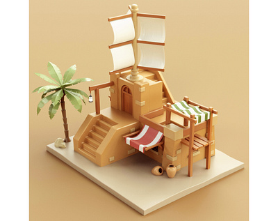 Arab Windmill arab stylized windmill
